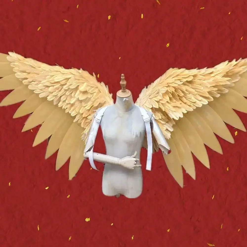 

Multi Colored Fashionable Wings Electric Retractable Automatic Large Feather Wings Remote Control T Stage Cosplay Performance