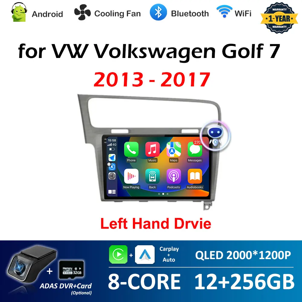 

Intelligent System Car Video for VW Volkswagen Golf 7 2013 2014 2015 2016 - 2017 Radio Player Android Auto GPS Navigation WIFI