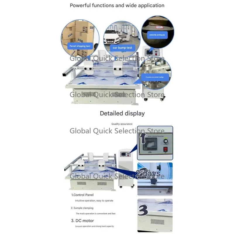 Factory Manufacturer Transportation Vibration Test Machine Simulated Automobile Transportation Vibration Tester