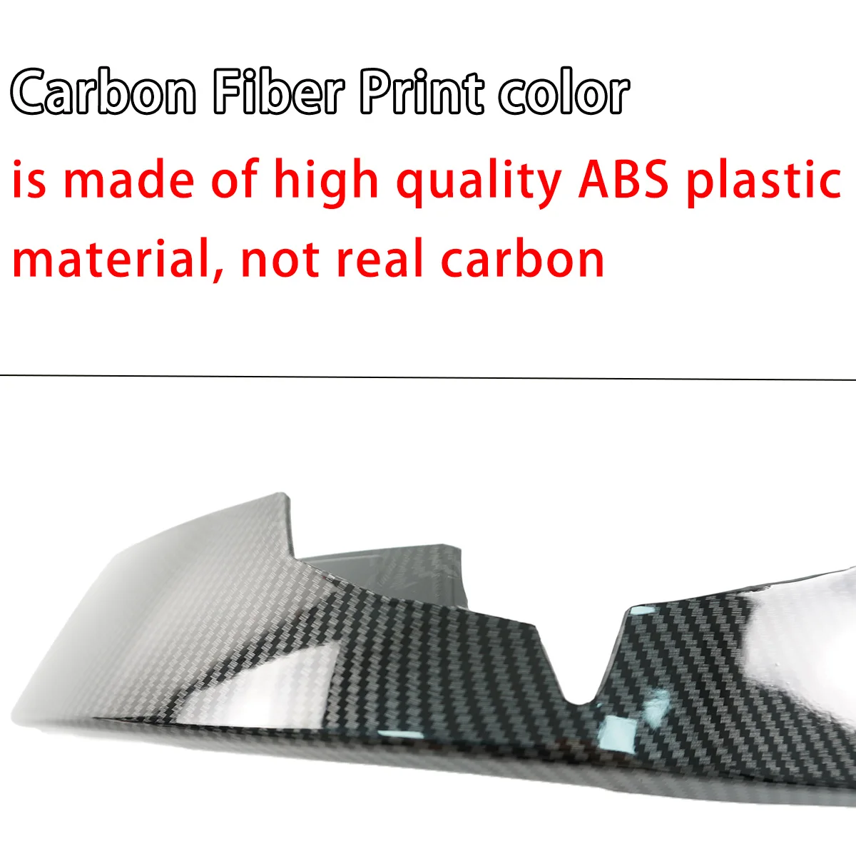 For Chevrolet Corvette C8 Stingray Z51 2020-2024 Front Bumper Canard Wings Car Accessories Body Kit Glossy Black Splitter Fins