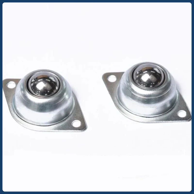 5Pcs Carbon Steel Car Robot Swivel Ball Caster Wheel Universal Eye Round Wheel for Machinery Furniture Hardware