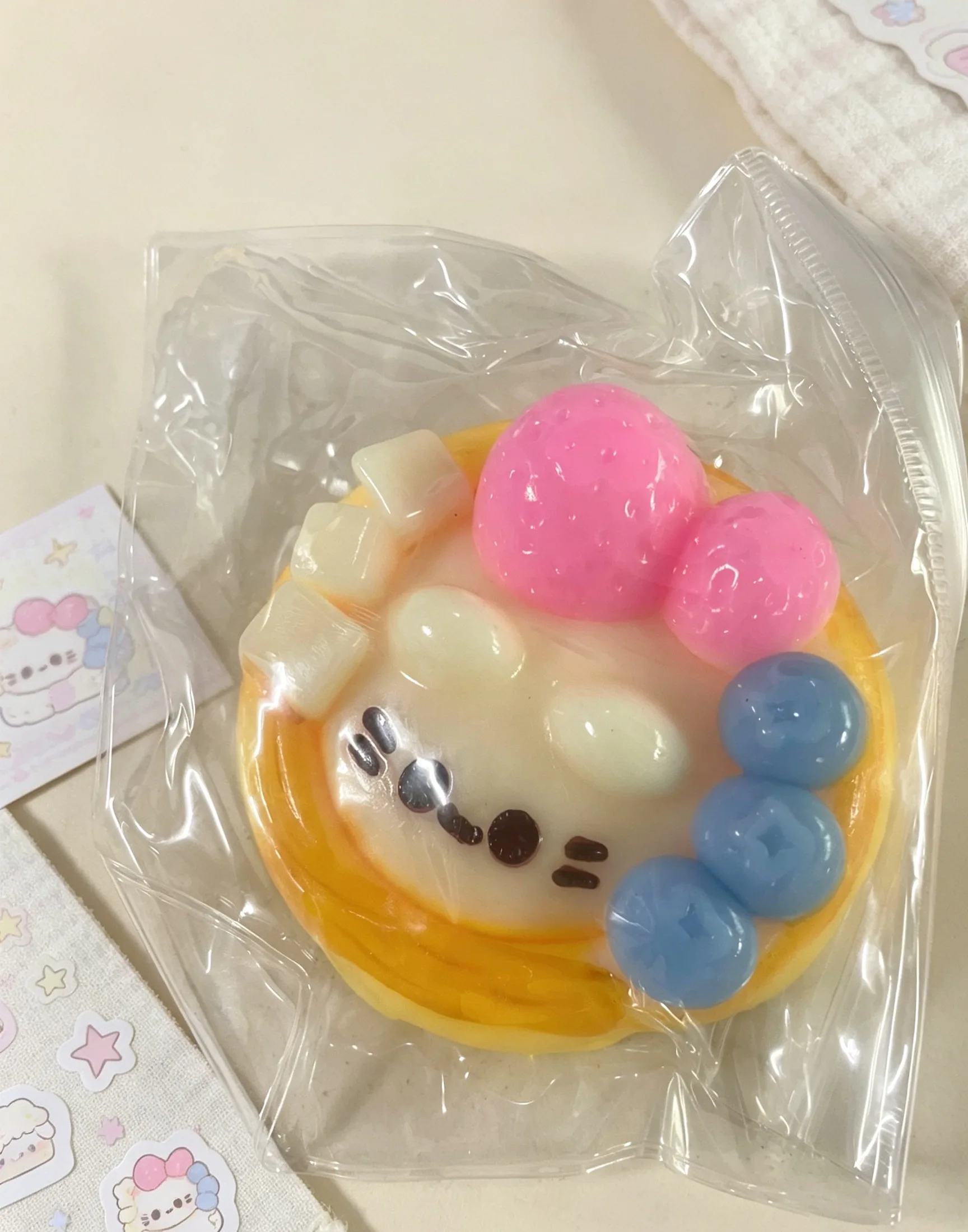 #decompre2026Kawaii Cartoon Egg Tart  Antistress Foot Squishy Toy,Fidget Squeeze Toy, Mochi Squishy, Stress Reliever,fidget Toys