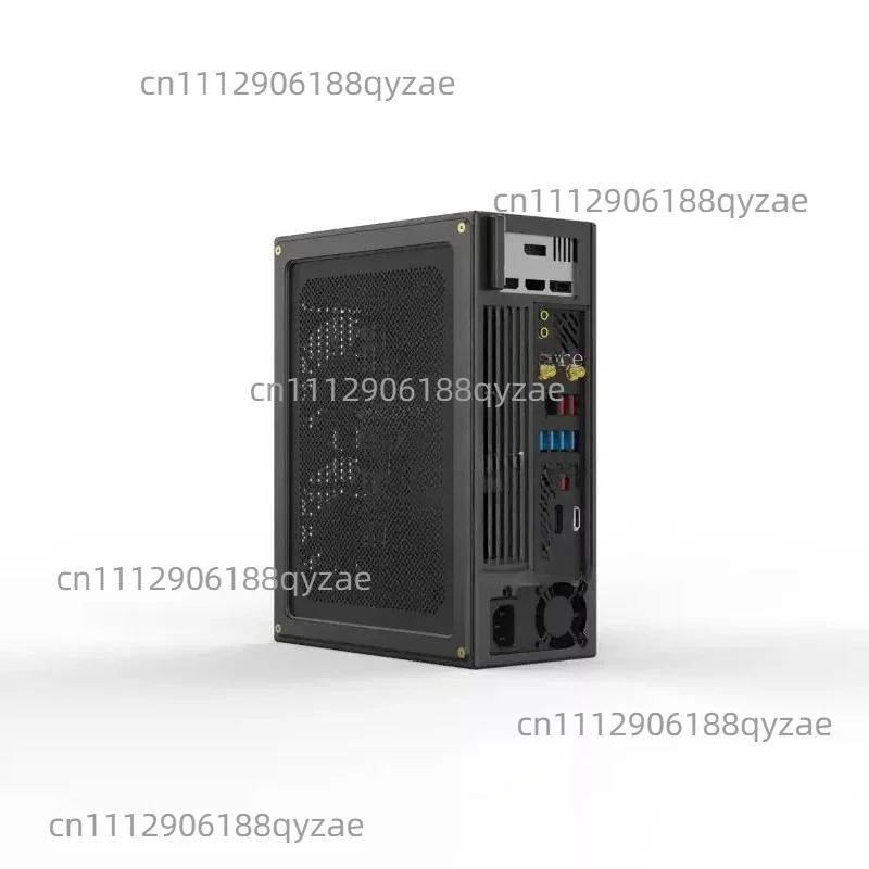 2024 New Tiny4 4L Pure Aluminum CNC ITX Case Half Height Double Slot Direct Insert Tool Card Chassis