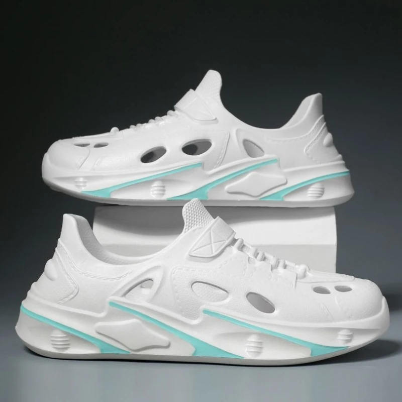 

Мужские летние пляжные сандалии 2026 года с толстой подошвой из ЭВА, нескользящие, с защитой от запаха, для активного отдыха