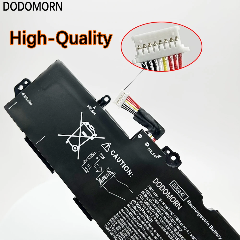 DODOMORN SS03XL Laptop Battery For HP EliteBook 730 735 740 745 755 830 840 846 G5 ZBook 14u G5 G6 EliteBook 735 745 830 840 G6