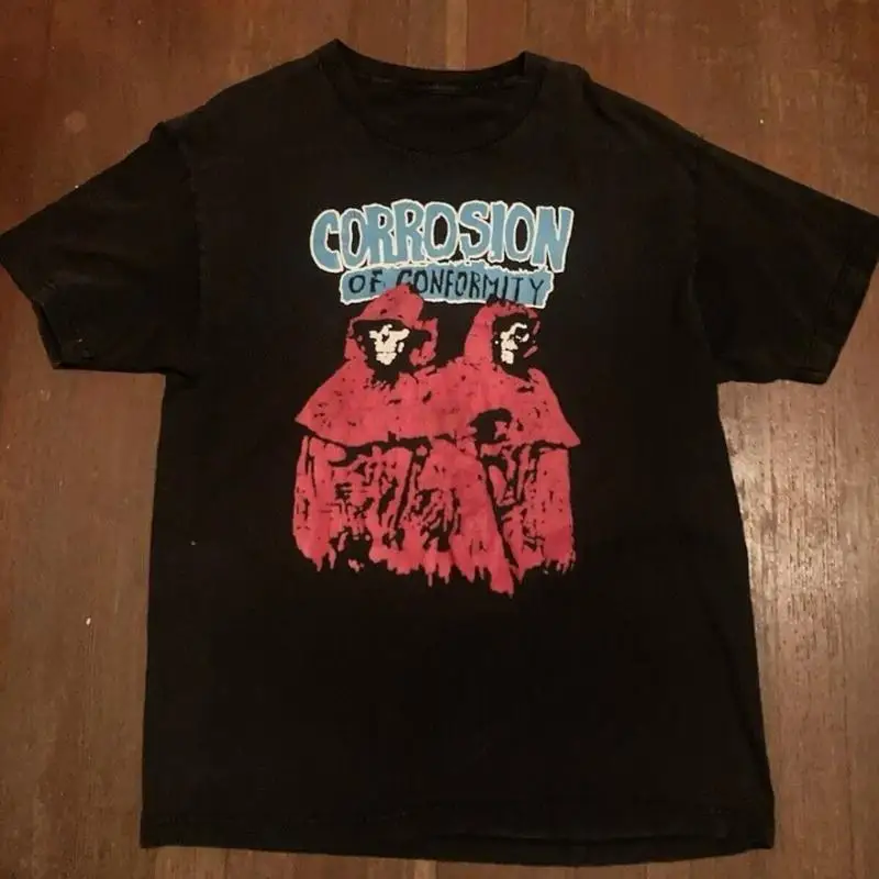 Vintage Corrosion Of Conformity T Shirt Black Cotton All Size HRN87