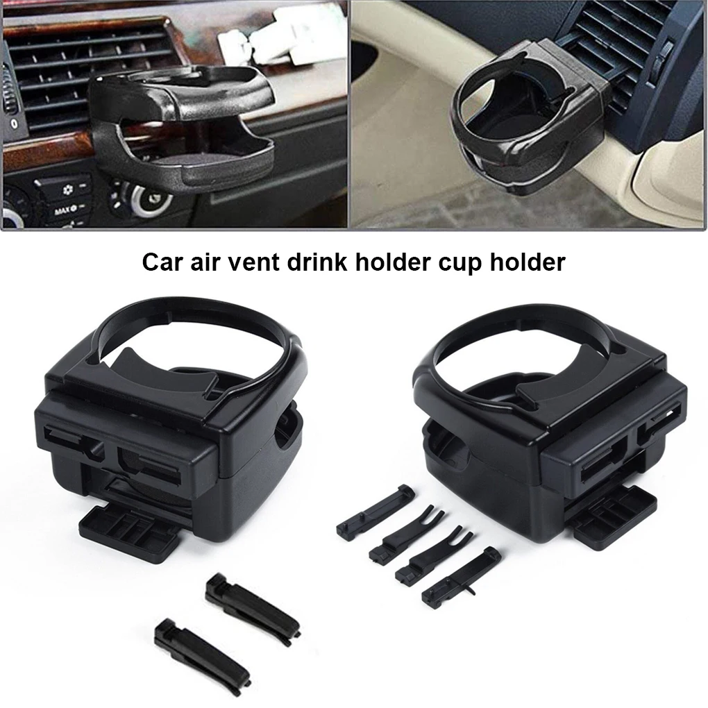 2 Pieces Plastic Auto Air Outlet Cup Holder Replacement Sponge Pad Internal Beverage Wine Juice Bottle Stand Accessories