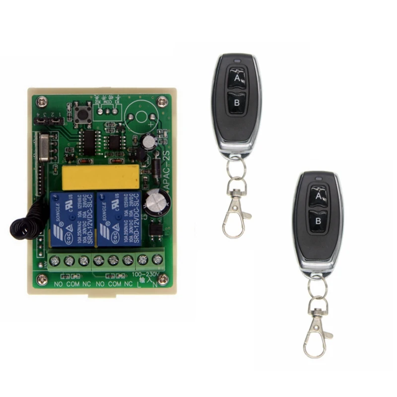 

AC110V 220V 2CH повторитель RF пульт дистанционного управления освещением, электромагнитное поколение, электрическая занавеска, двигатель, переключатель оборудования для распыления