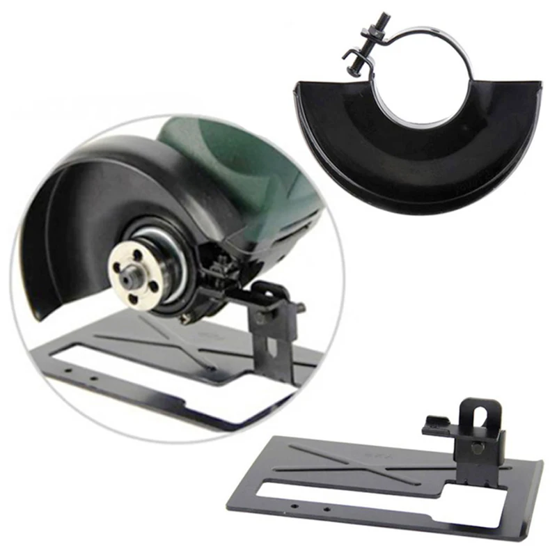 Adjustable Metal Angle Grinder Bracket Stand Holder Protective Cover Set Balance Base Guard Cover for DIY Woodwoking Tools