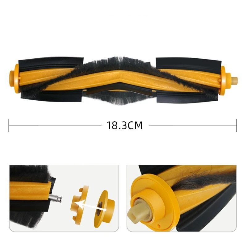 For Ecovacs Debot OZMO 920 / 950 / T5 / Yeedi 2 Hybrid Robot Vacuum Cleaner Parts Main Side Brush Hepa Filter Mop Spare Parts