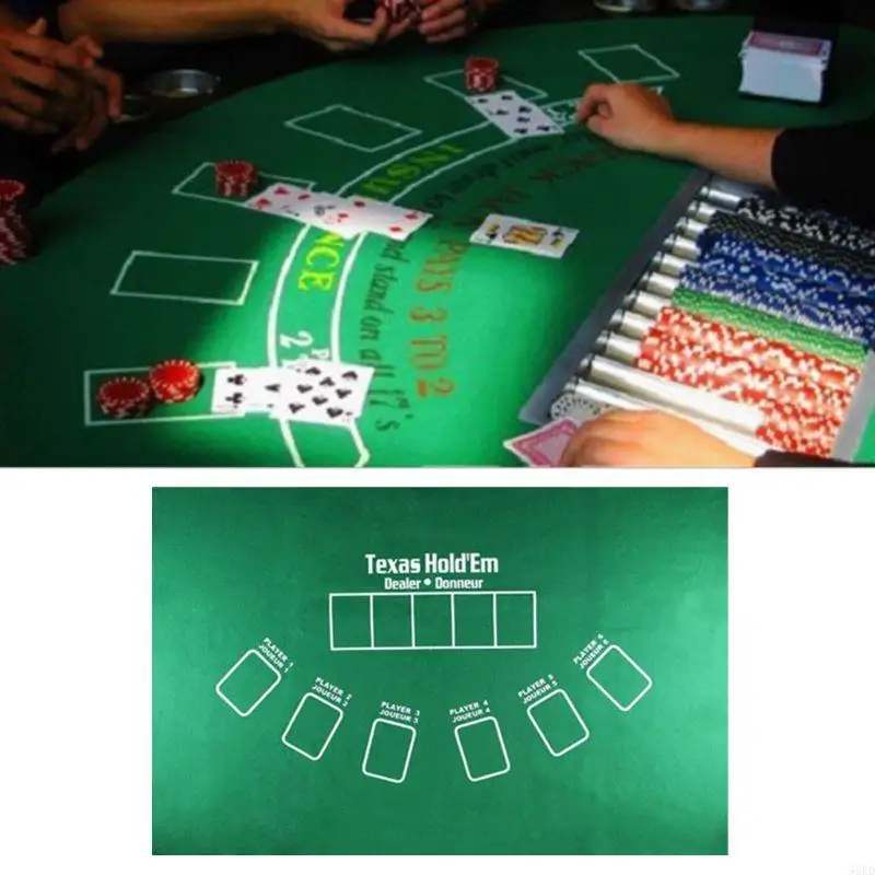 55KD Casino Family Party Game Entertainment Hold Tischdecke