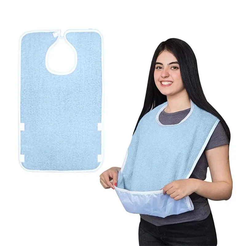 Bib Bib Large Adult Towel Cloth Bib Saliva Towel Feeding Care Rice Bib Adult Child Universal Scarf Multi-Purpose