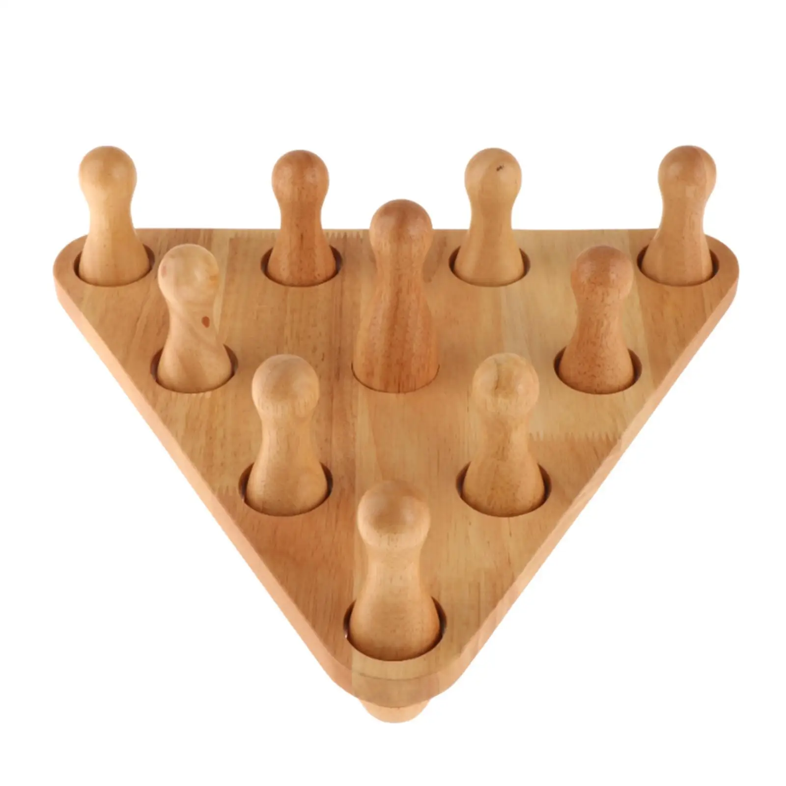 10Pcs Shuffleboard Bowling Pins for Shuffleboard Table Outdoor Solid Wood Kids Bowling Toys for Tabletop Sports Men Women