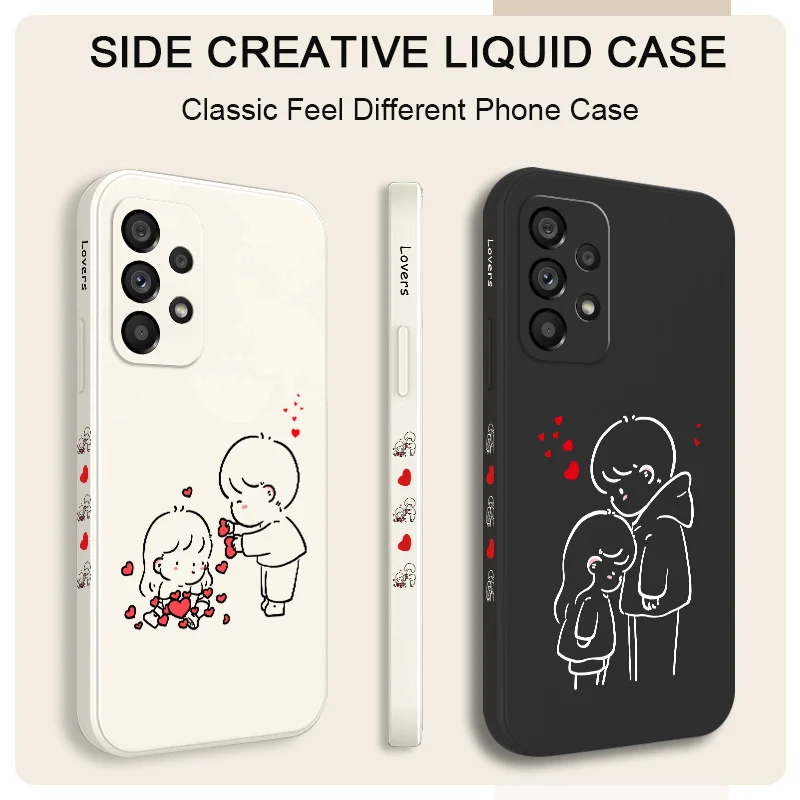 

Scatter Love Phone Case For Samsung Galaxy A73 A53 A33 A23 A13 A03 A72 A52 A52S A32 A22 A12 A71 A51 A31 A21S Silicone Cover