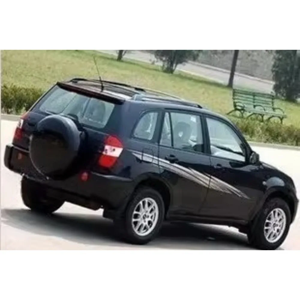 

Для Chery Tiggo 3: Наклейки на кузов автомобиля, цветные полосы, декоративные наклейки, включая наклейки на чехол запасного колеса, оригинальные.