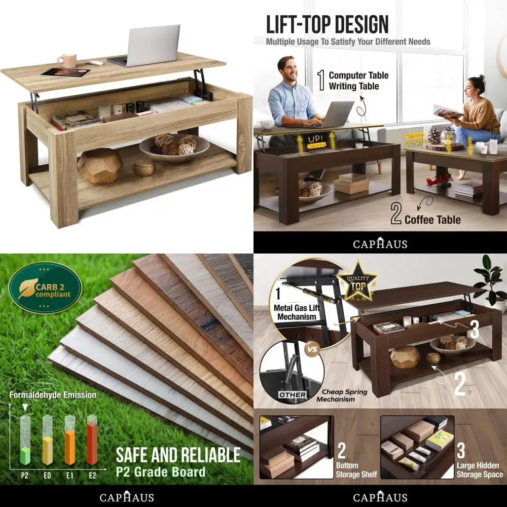 

Журнальный столик из натурального дуба с местом для хранения, грузоподъемность 110 фунтов, вес 11 фунтов.