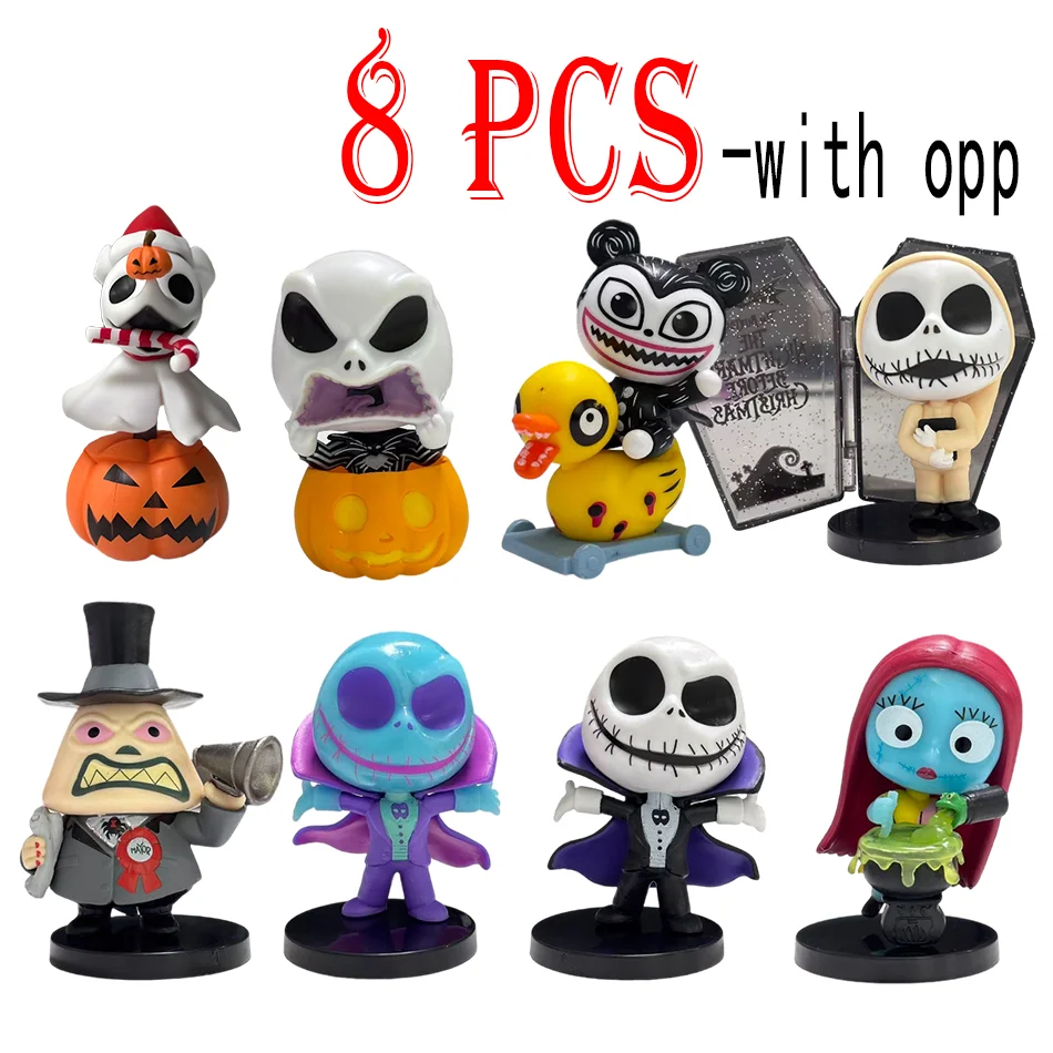 The Nightmare Before Christmas Blind Box Hot Figures Jack Sally Cosbi Collectible Figurine Doll Friend Birthday/Christmas Gifts