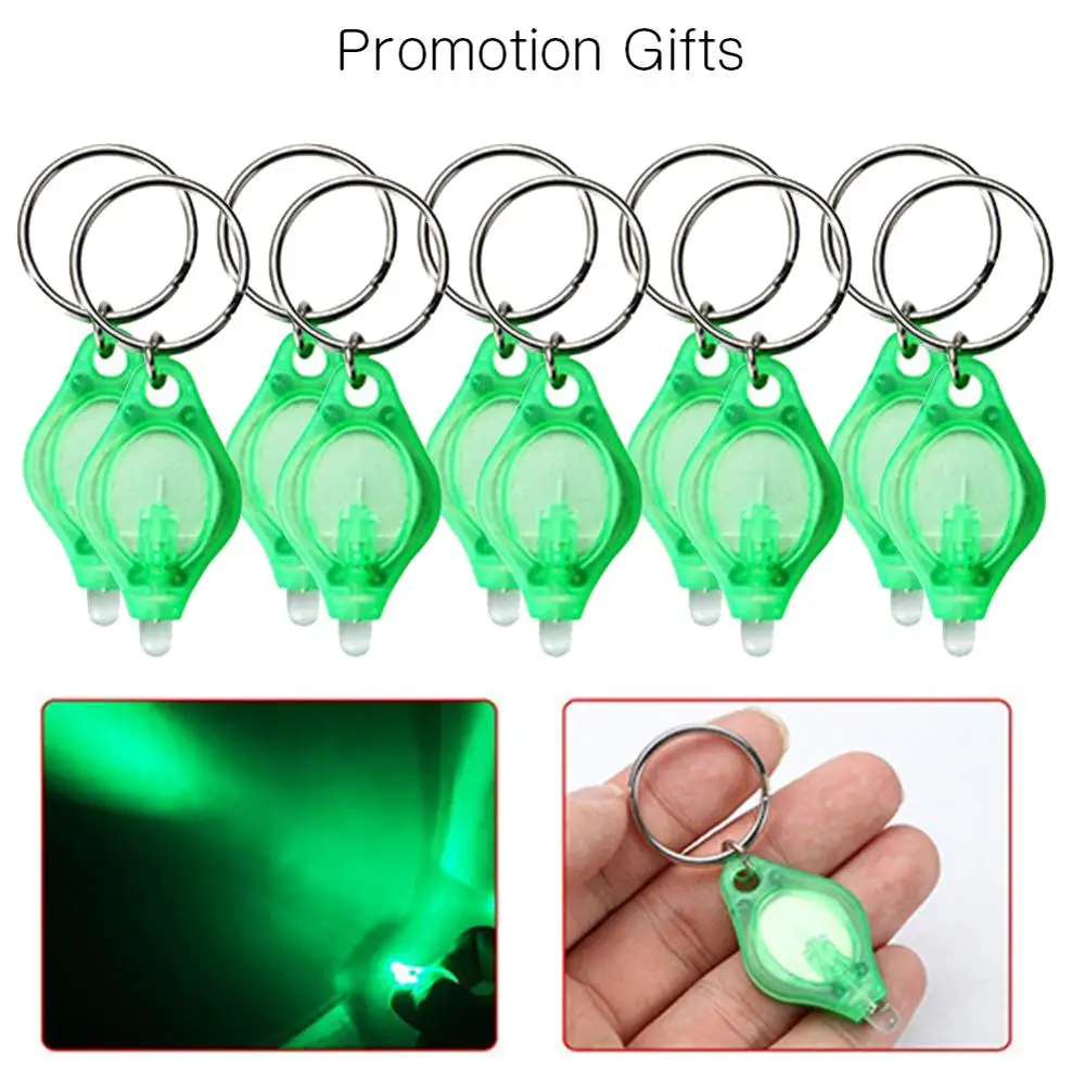 LED Keychain UV Flashlight 395nm UV Light/Green Light/Red Light Mini UV Keychain Flashlights UV Light Key Ring Light Torch