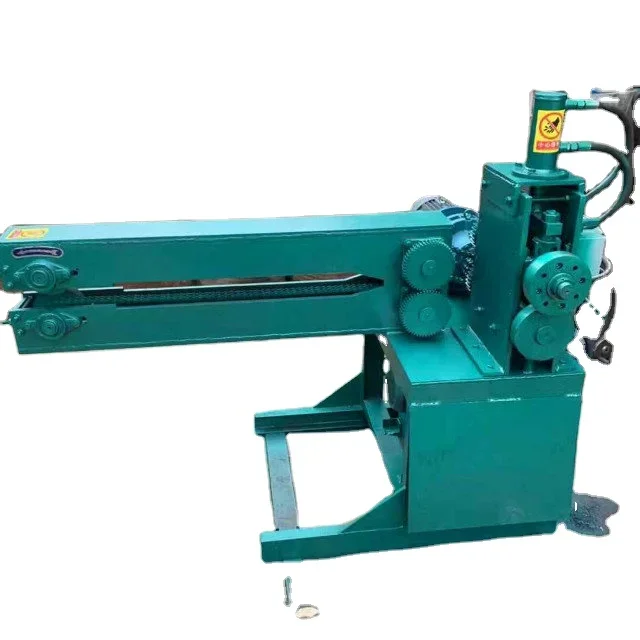 Oil drum cutting machine Hydraulic cove cutting /body flattening machine waste iron sheet chemical oil drum dismantling machine