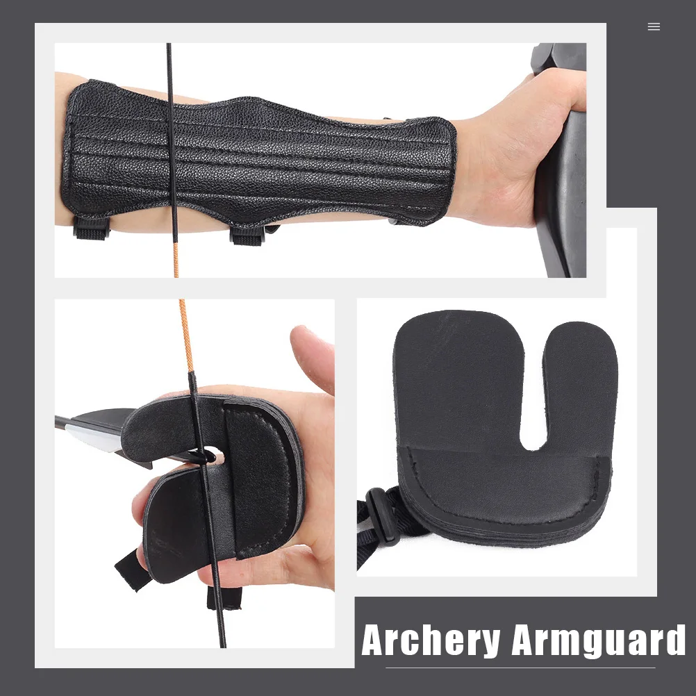 Professional Finger Protector Archery Arm Guard Adjustable Design Suitable for Various Sizes Archery Armguard Arm Accessory