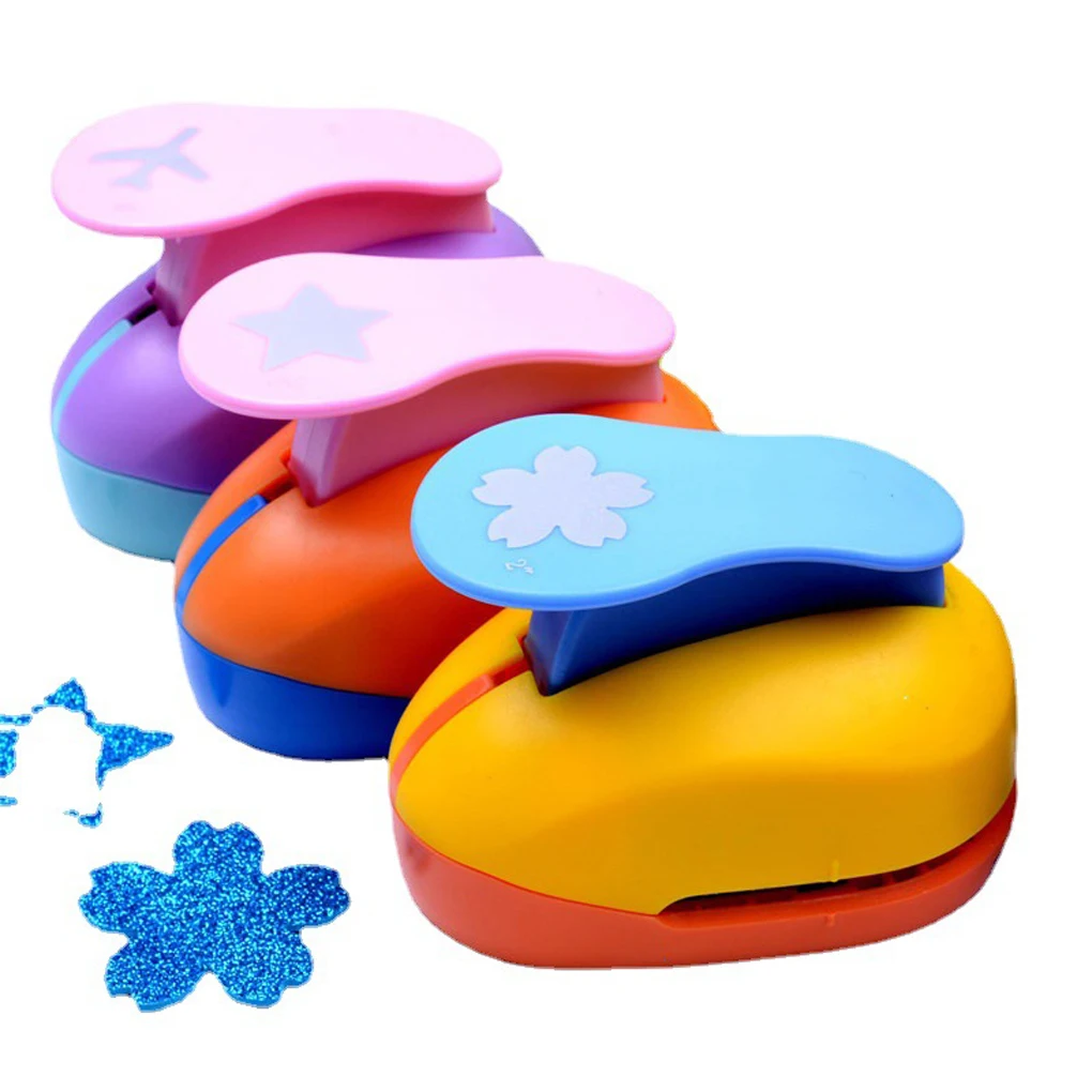 DIY النقش اللكمات المحمولة دائرة اللكمات زهرة Furador القلب لكمة آلة قطع الورق ثقب لكمة مستدير القاطع #2