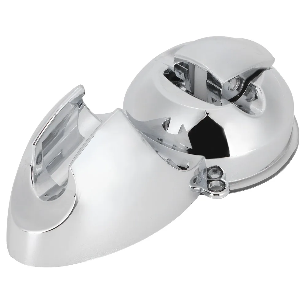 Plastic Material Shower Head Holder Adjustable Angle Wall Mount Design Handheld Shower Bracket Removable Structure