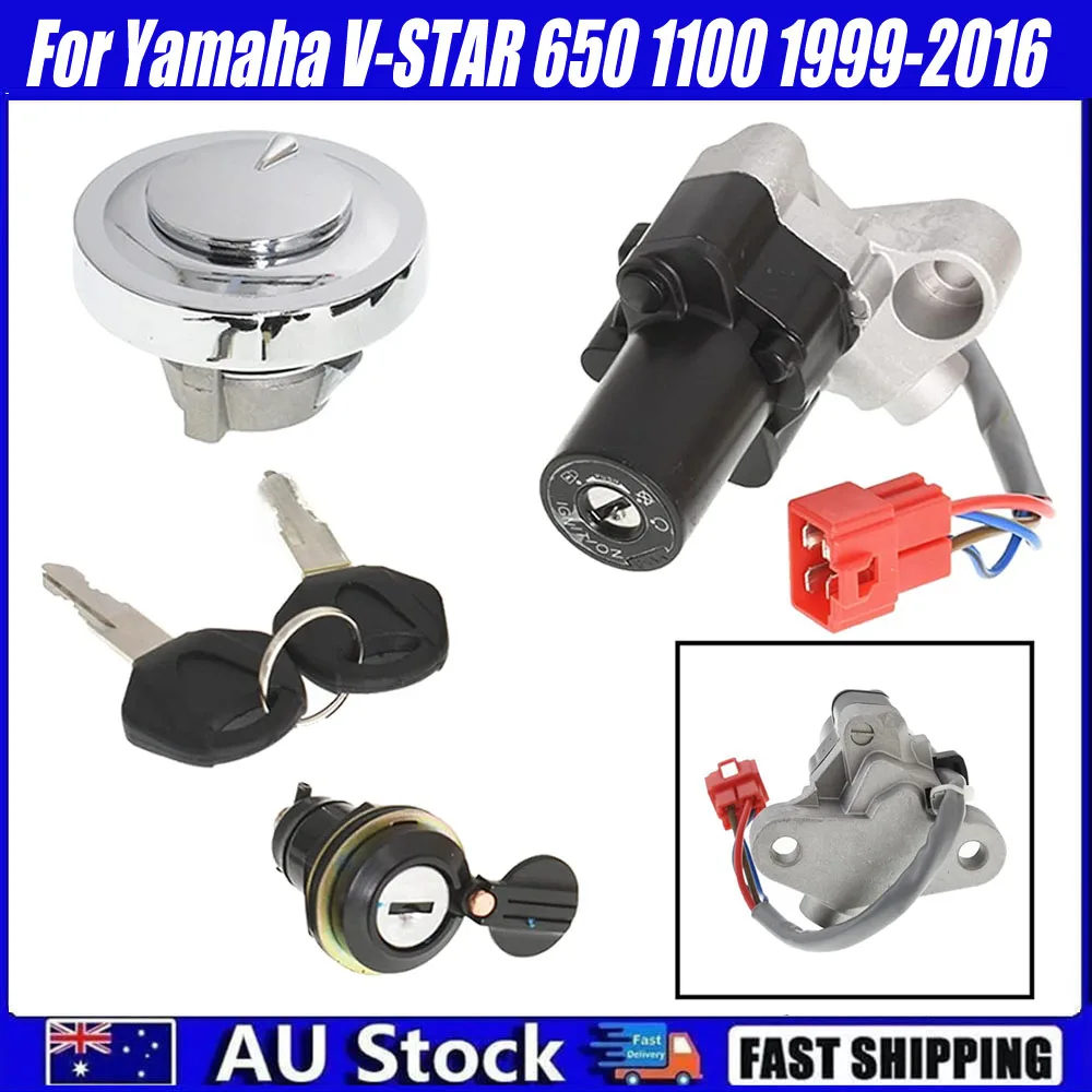 

Ignition Lock Strong Hardness V-Star Key Set Seat Lock Exquisite Workmanship Motorcycle Locks For Motorcycle