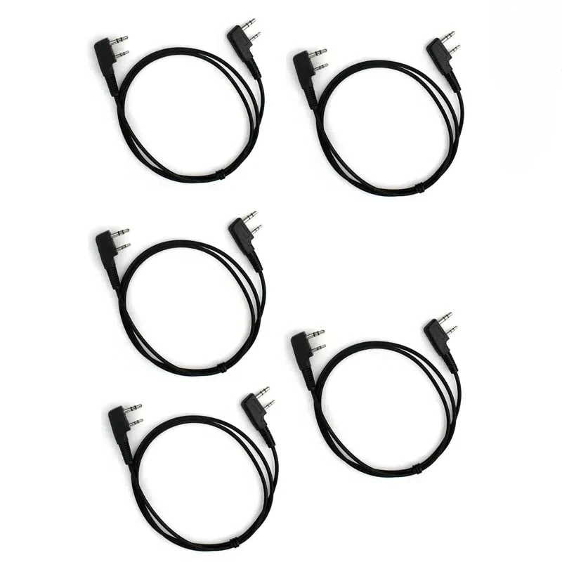

5PCS Baofeng Radio Copy Clone Cable for BF-F8HP BF-F9 UV-82 UV-82HP UV-82C UV-5RA UV-5RE Wouxun Kenwood TK-3160 TK-272G TK3107