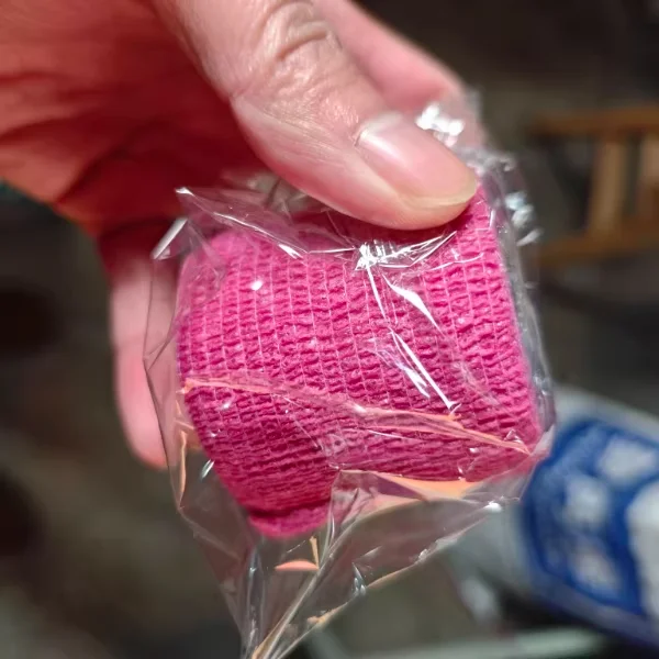 

1/3/6/20PCS Sports Self Adhesive Pink Elastic Bandages Anti-slip Athletic Nonwoven Waterproof Elastic Tattoo Bandages Aid Kit