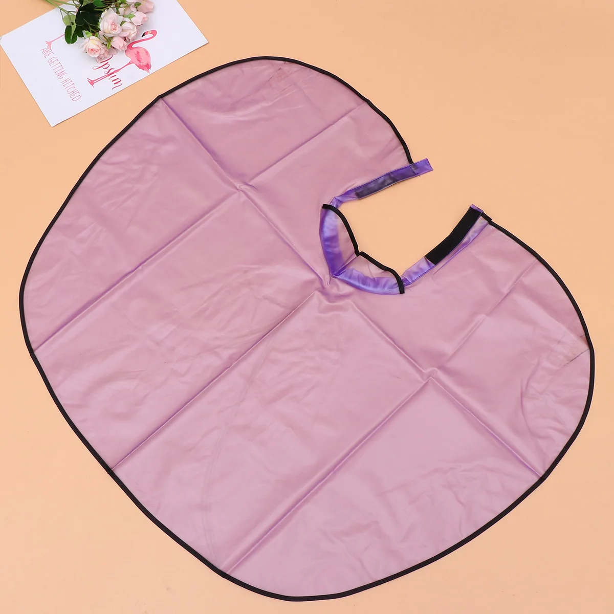 

Waterproof Hairdressing Cape Lightweight Material Quick Dry Hairstylist Salon Use Hair Oil Treatment Apron Short Care Shawl Perm