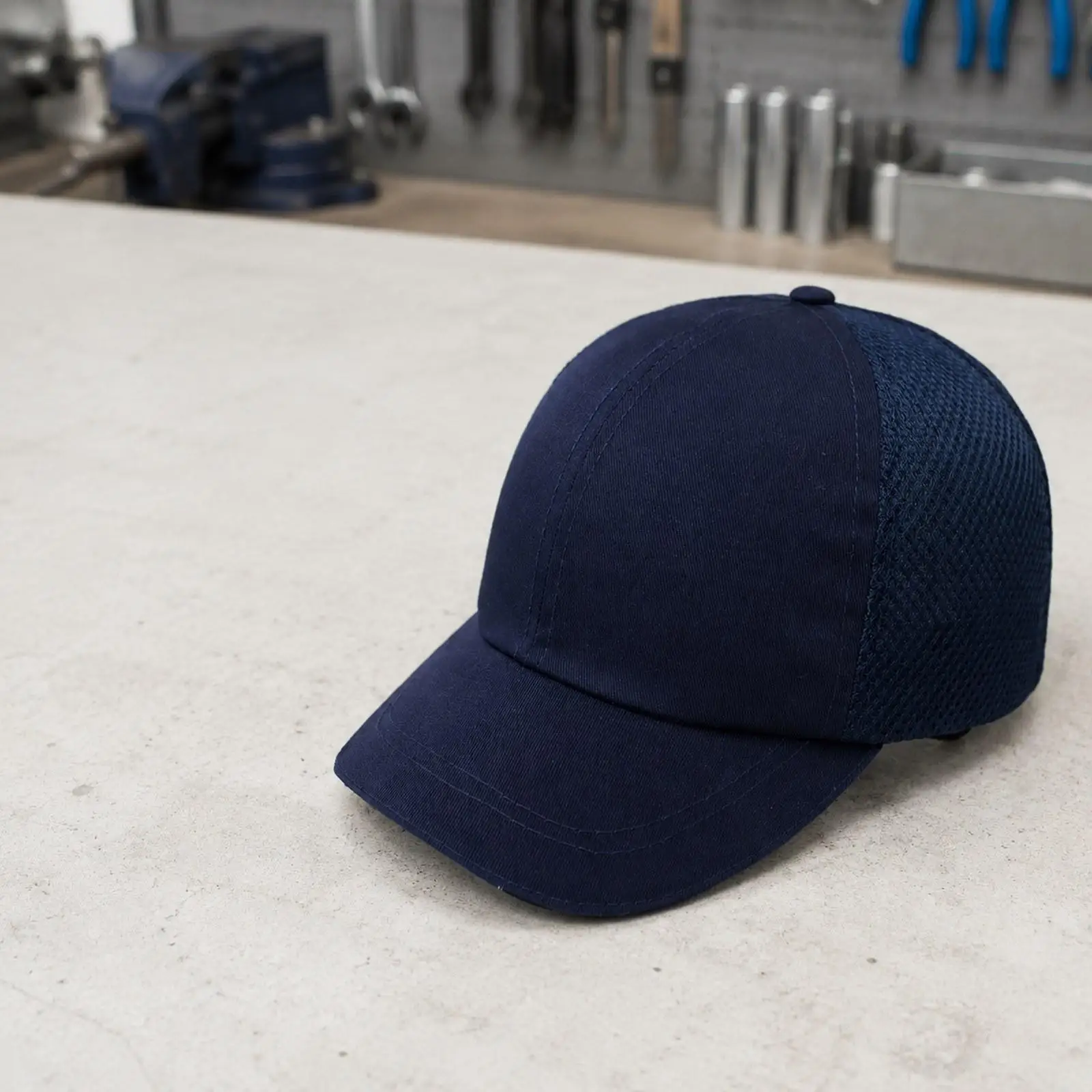 Safety Bump Cap Adjustable Versatile Shockproof Head Protection Hard Hat Baseball Cap for Workshop Workplace Outdoor Factory