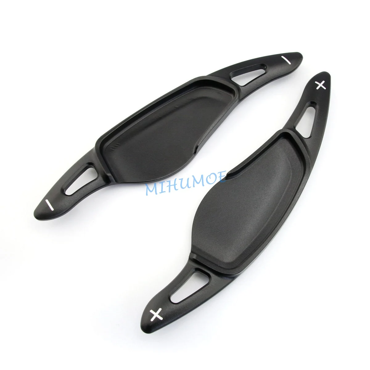 Interior Steering Wheel Paddle Shifter Extension Gear Shift Trims For BMW X3 X4 X5 X6 X7 F44 G20 G21 G30 G31 G26 G11 G14 Black