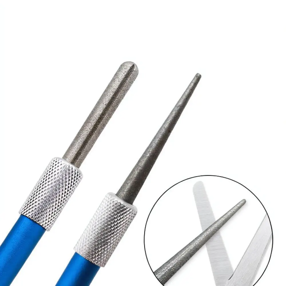 Diamond Coated Sharpener Pen Rod For QST EXPRESS Portable Outdoor Camping Kitchen Blade Edge Honing Repair Tool