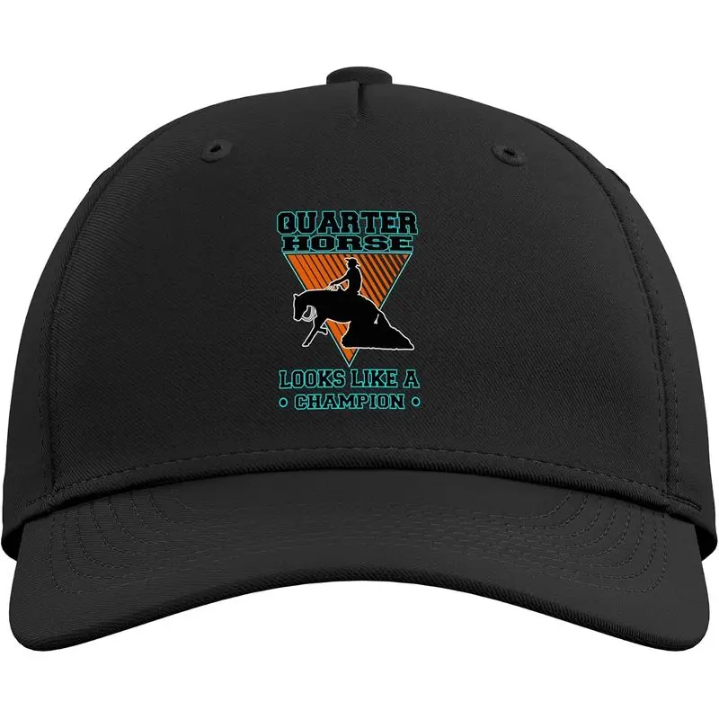 Quarter Horse Western Reining Sliding Stop | Western Adjustable Baseball Hat