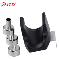 JCD Hot Air Gun Handle Bracket with 3Pcs Nozzle Soldering Station Welding Rework Station Upgraded From 8586 858D 8858