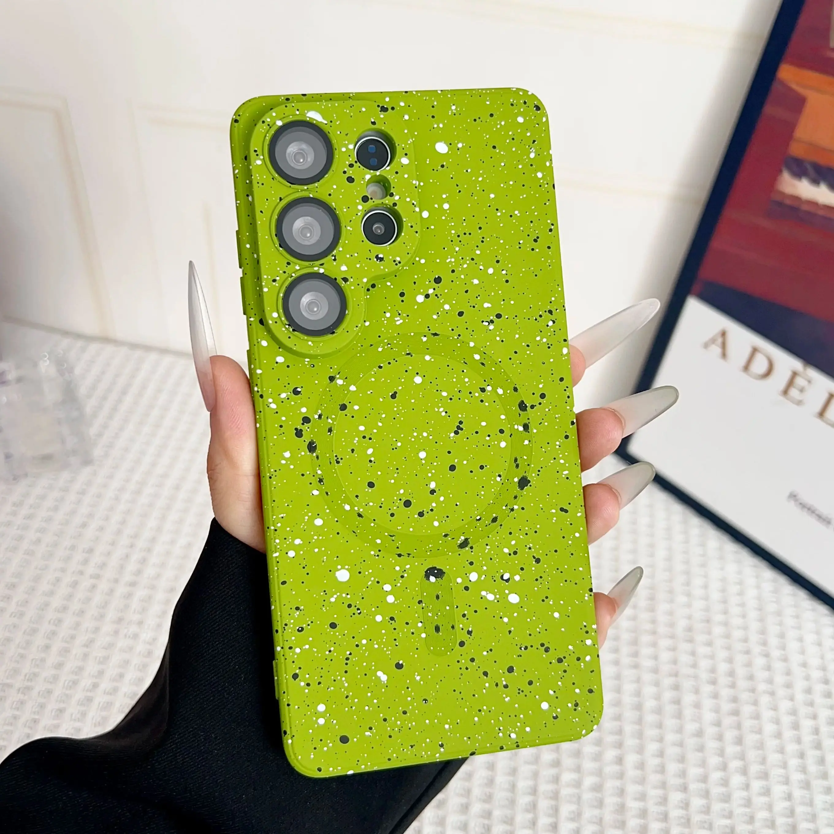 Soft Silicone For Magsafe Magnetic Case For Samsung S26 Edge S25 S24 S23 S22 S21 Note20 Ultra Plus Full Camera Protection Cover