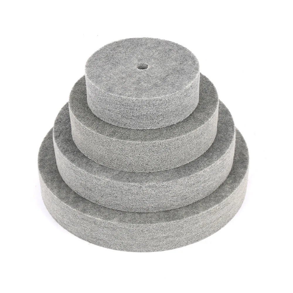 Flexible Fiber Buffing Wheel For Yongpin 250mm Metal Polisher Disc Stainless Steel Copper Aluminum Surface Finishing Pad
