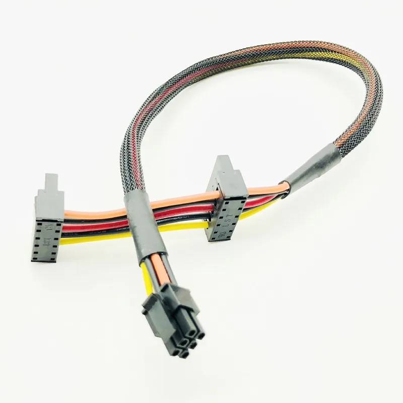 Mini 6Pin to Dual SATA Connector Power Cable for Dell Vostro 3668 3667 3650 SATA Hard Drive Disk SATA HDD SSD Power Supply Cable