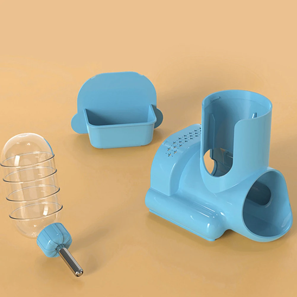 

Large Capacity 3 in 1 Hamster Feeder Hideout Water Bottle Durable Easy Clean Small Pet Accessories Hamster Feeder