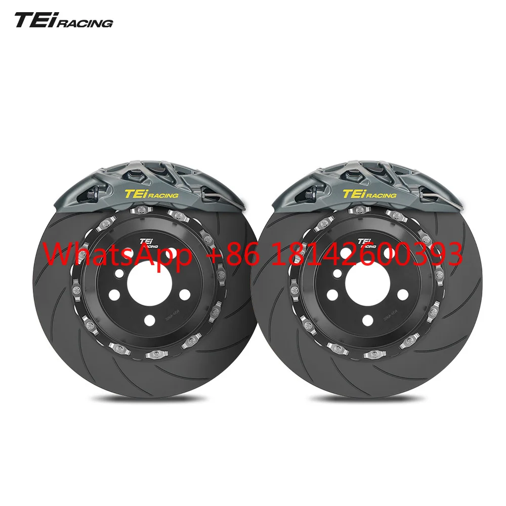 6 Pot Monoblock Forged Big Brake Caliper Kit 355/378mm Disc High Performance Front Brake System for 18/19 Inch Rims