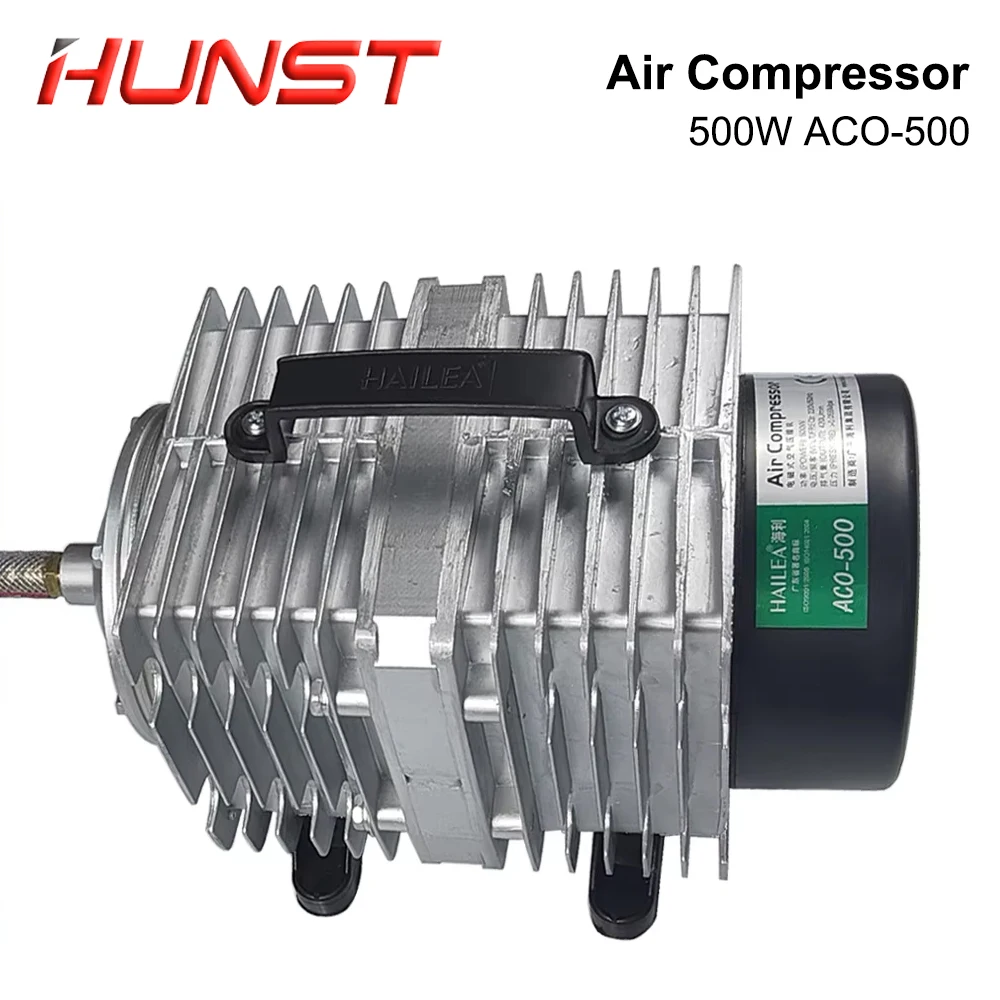 Hunst 500W Compressore d\'aria Pompa d\'aria magnetica elettrica 220V 500W ACO-500, per macchina da taglio per incisione laser CO2