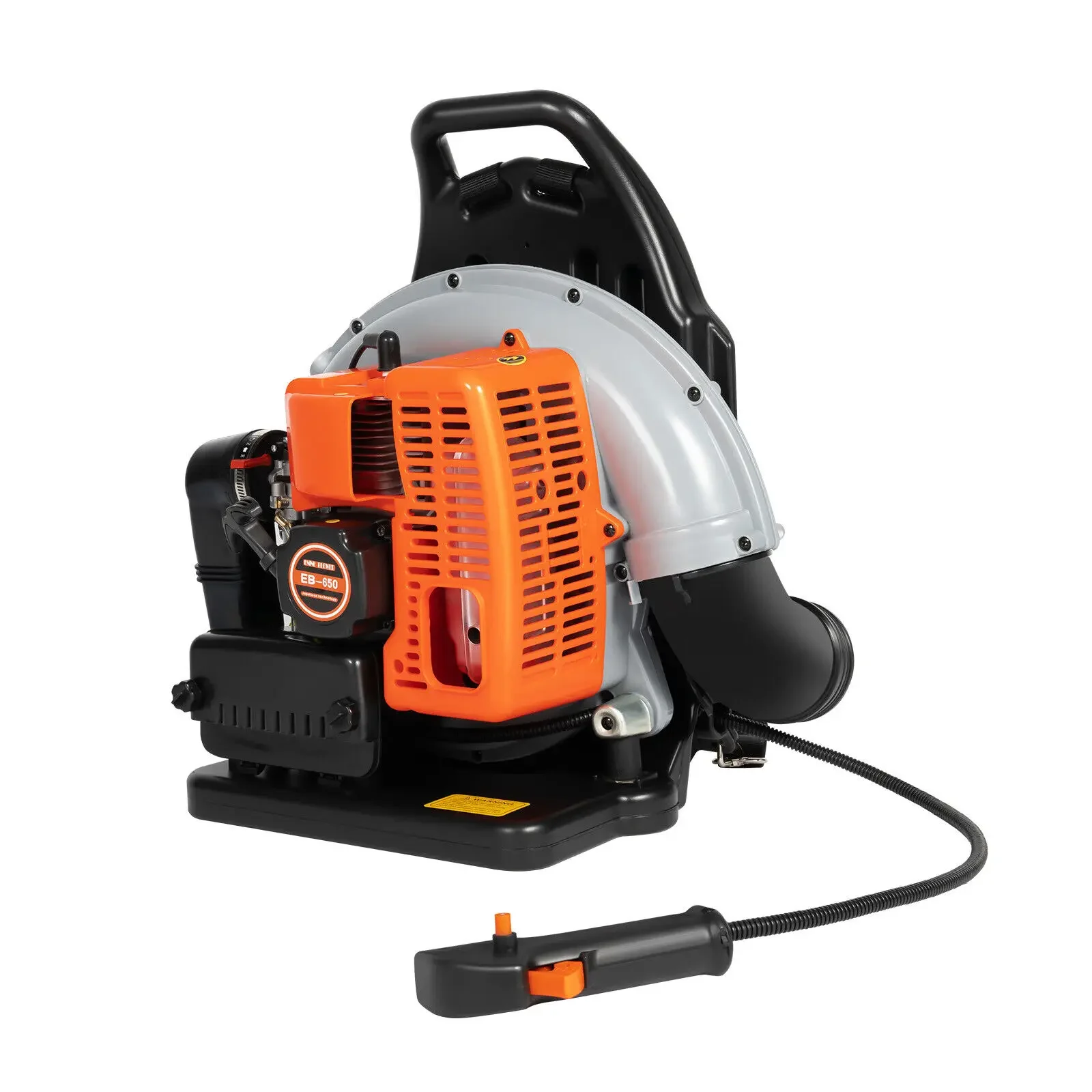 65cc 2 tempos gasolina mochila folha ventilador refrigerado a ar ferramenta de jardim ventilador de gasolina 2.7kw 6800r/min para arrumação de quintal