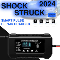 Car Battery Charger Lead Acid 12V 6A Full Automatic Intelligent Fast Charging Pulse Repair Charger Circuit Protection