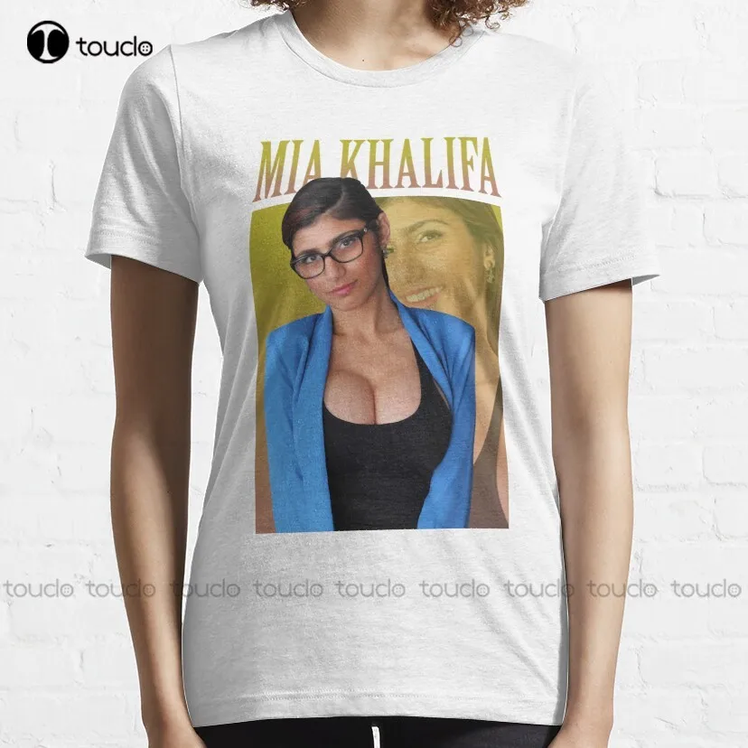 Kado Ulang Tahun Mia Khalifa Idol ของขวัญ Fot You Classic เสื้อยืดสีแดงเสื้อ Aldult วัยรุ่น Unisex ดิจิตอลเสื้อเชิ้ตพิมพ์ลายใหม่