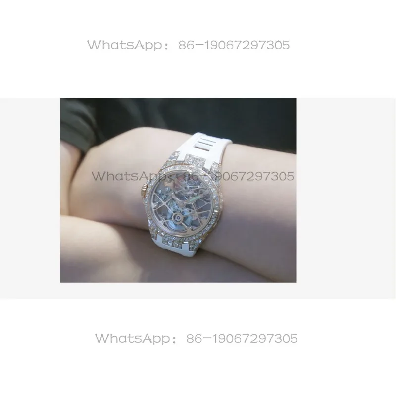 850 Round Hollow Tourbillon Mechanical Movement Waterproof Men's Hand Watch