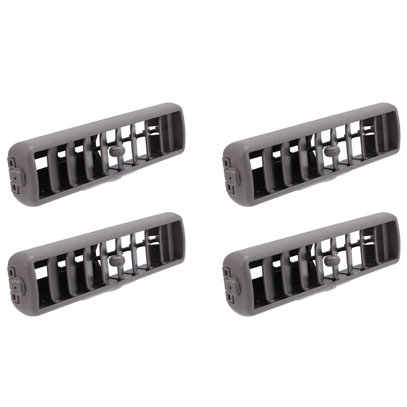 4X Gray Car Roof Top Side Air Conditioning Vent Outlet A/C Panel Grille Cover Install For Mitsubishi Pajero V93 V97