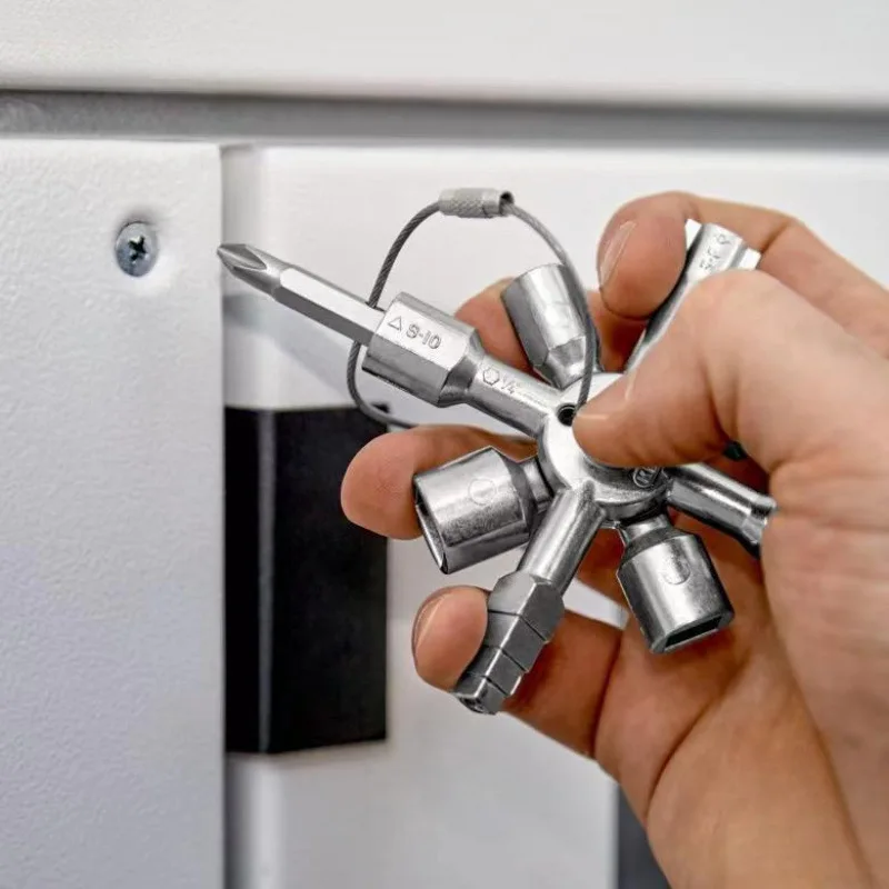

Electrical Control Cabinet, Elevator, and Cross‑Key Wrench; Water Meter and Valve Key; Internal Triangle Wrench; Multi‑Purpose T