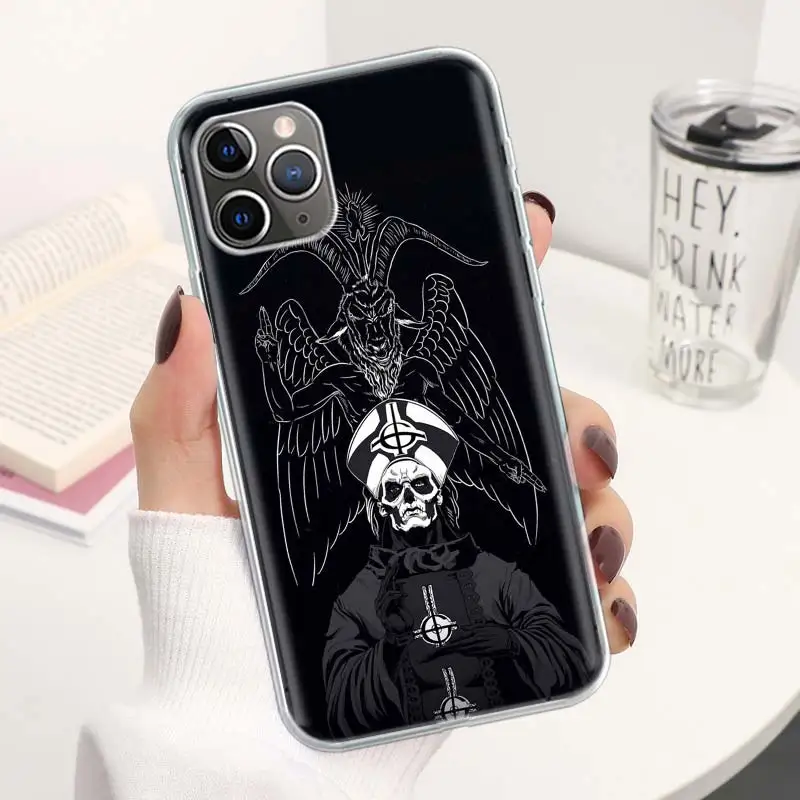 Ghost Papa Emeritus Coque Phone Case For iPhone 11 12 13 14 15 16 Pro Max 7 Plus 8 + X XR XS SE Apple Soft Fundas Cover 11 13 14