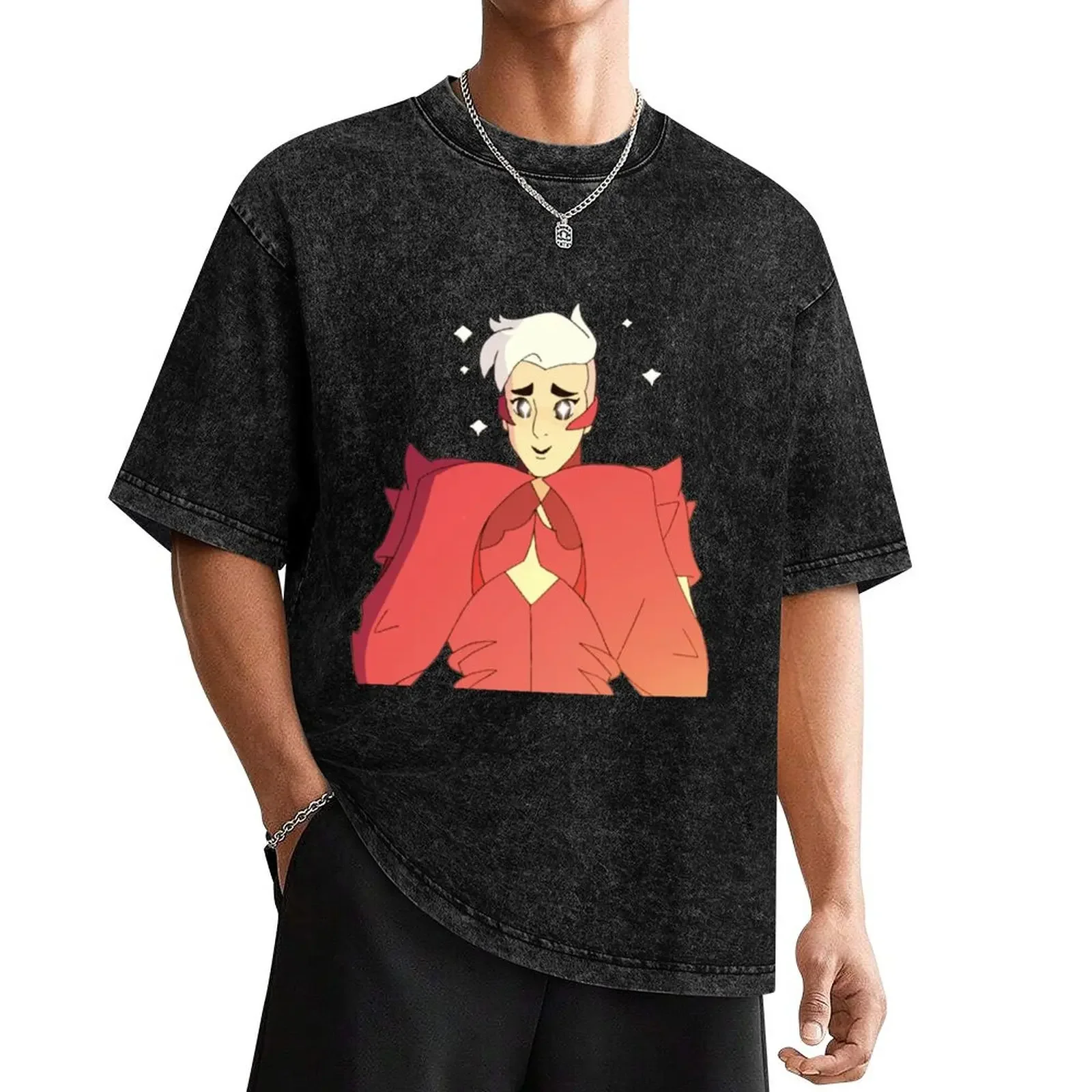 Scorpia uwu T-Shirt sweat basketball graphic tees T-shirts for men cotton