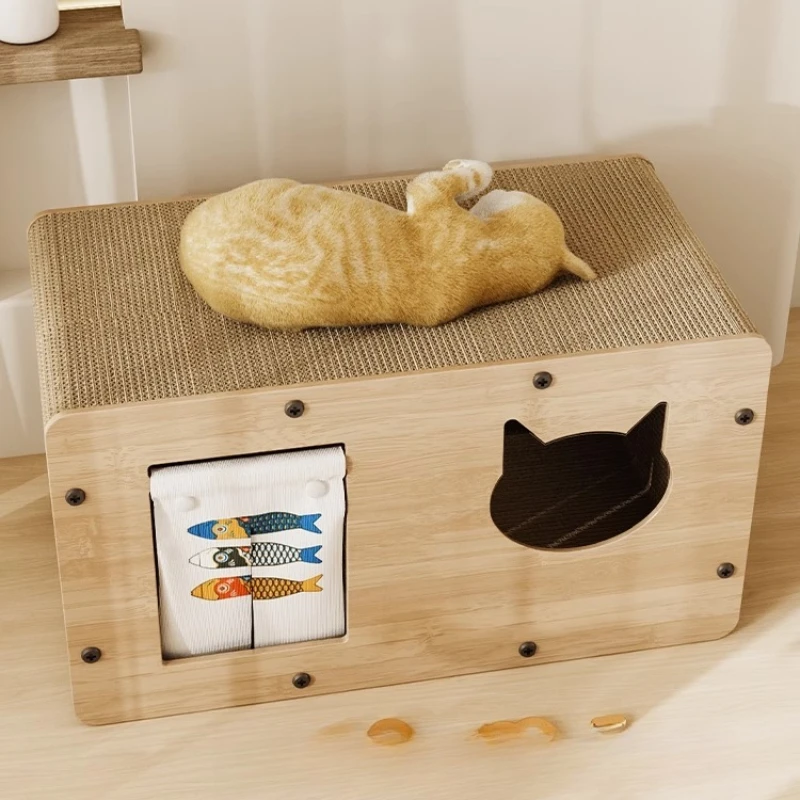 

Cat scratching board nest wear-resistant and non-crumbling vertical claw board scratch-resistant nest winter warm
